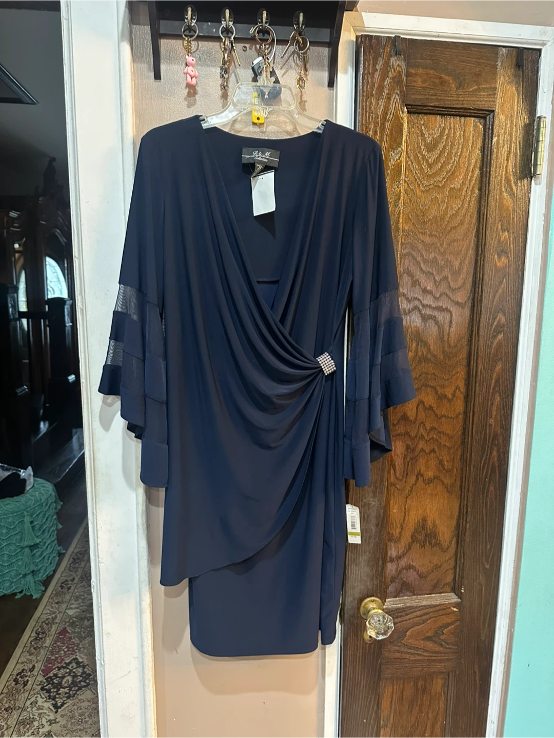 R & M Collection Navy Dress Size 14