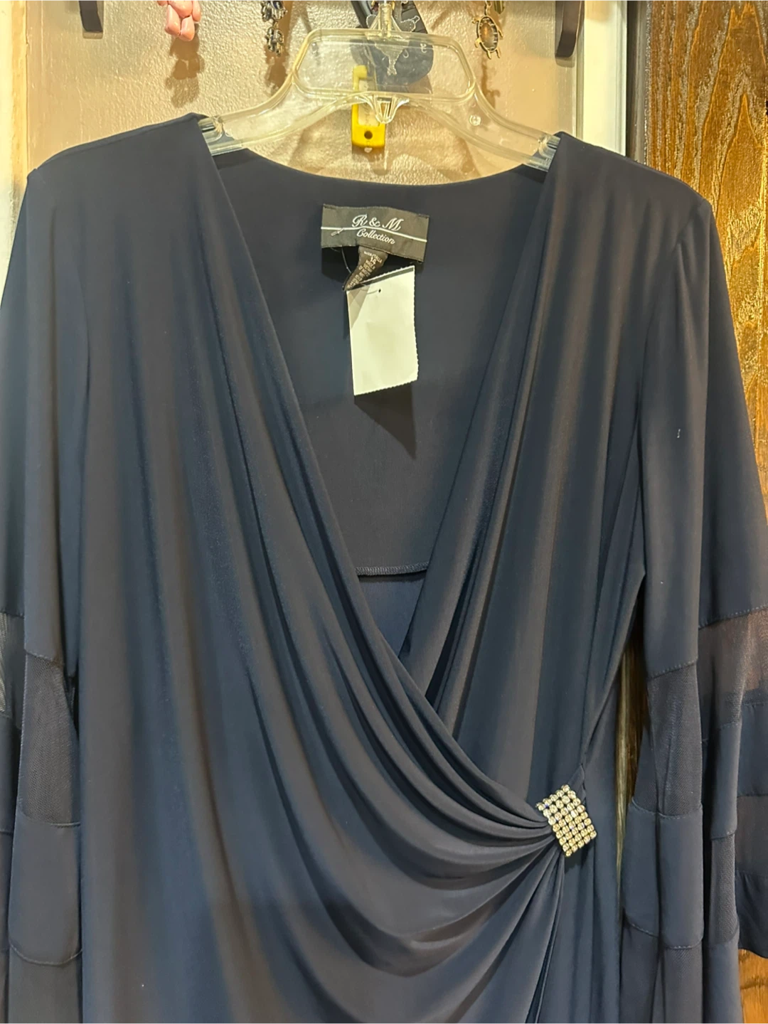 R & M Collection Navy Dress Size 14 - photo 2