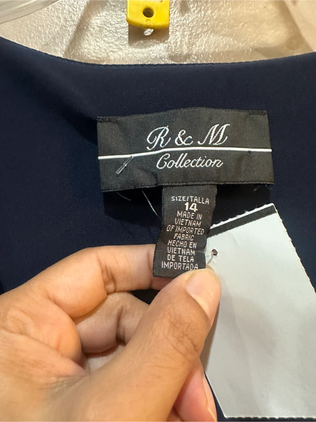 R & M Collection Navy Dress Size 14 - photo 5