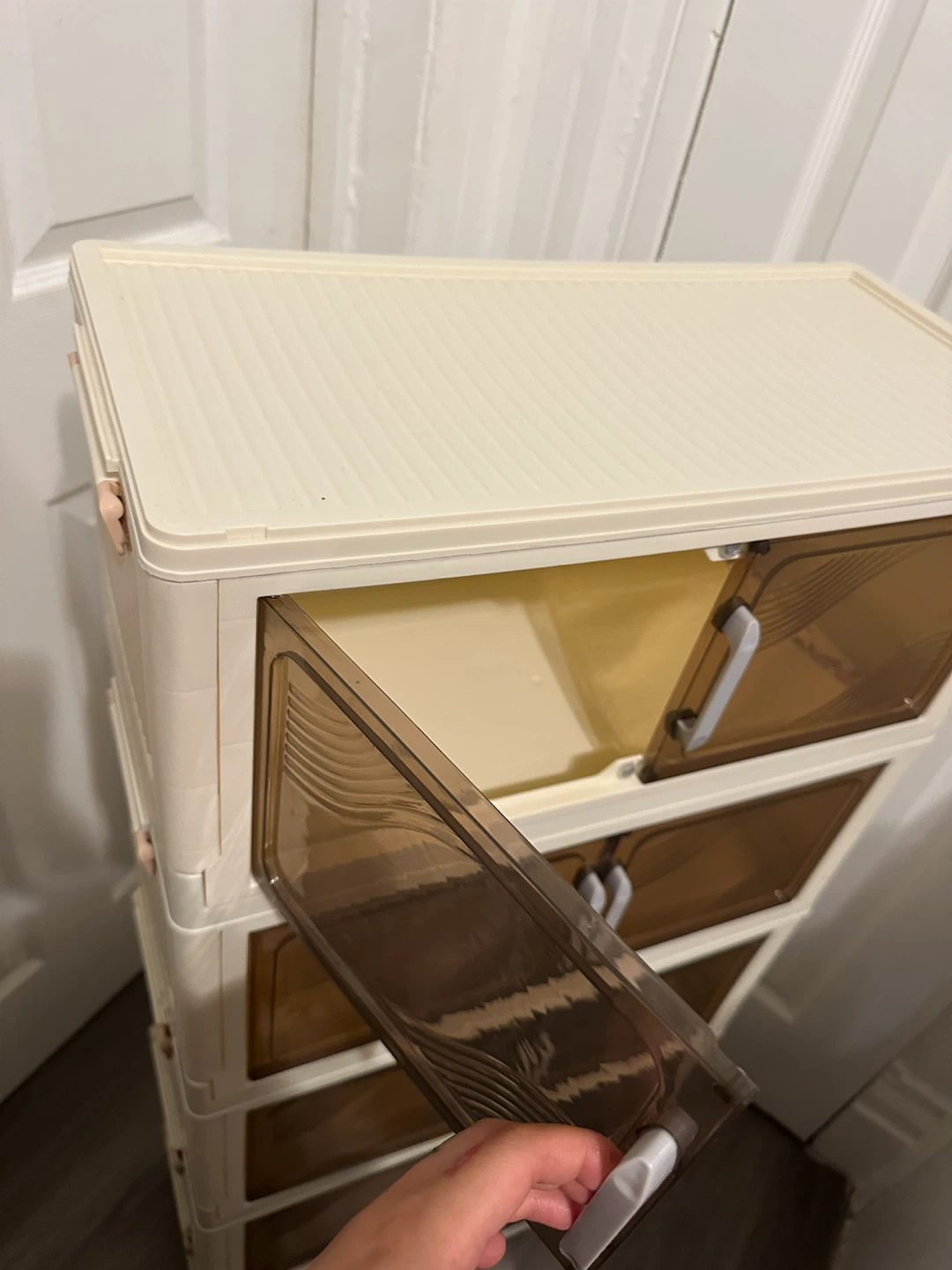 5-Tier Stackable Storage Cabinet w/ Wheels - photo 3