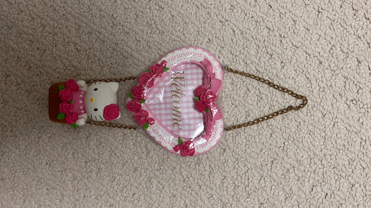 Hello Kitty Welcome Picture Frame