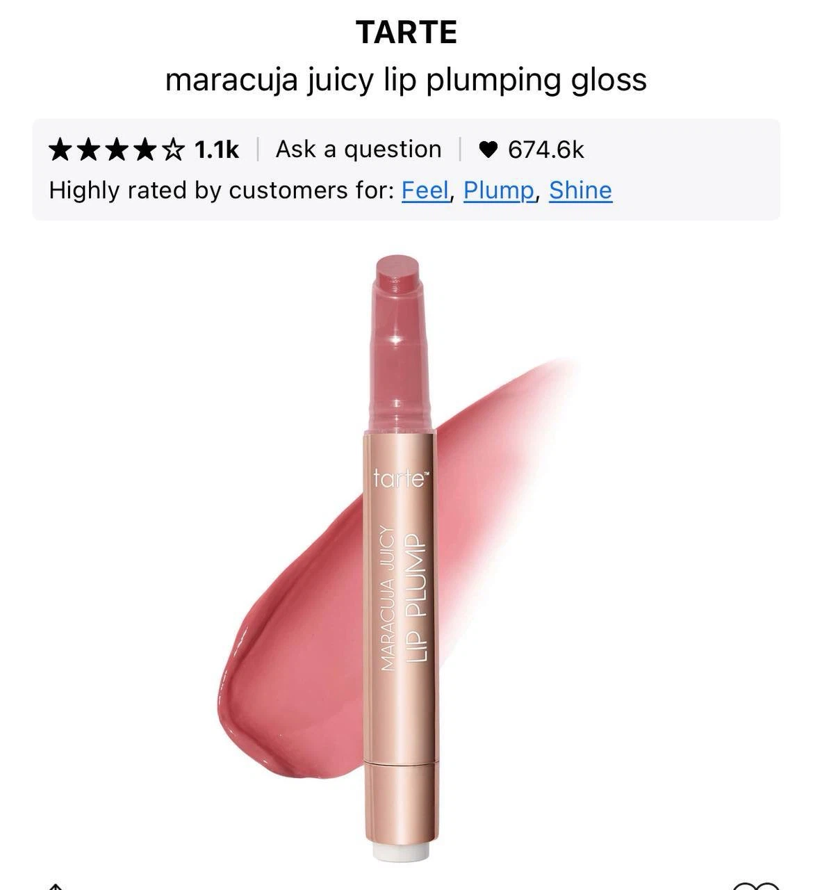 Tarte Maracuja Juicy Lip Plumping Gloss - Tulip - photo 4