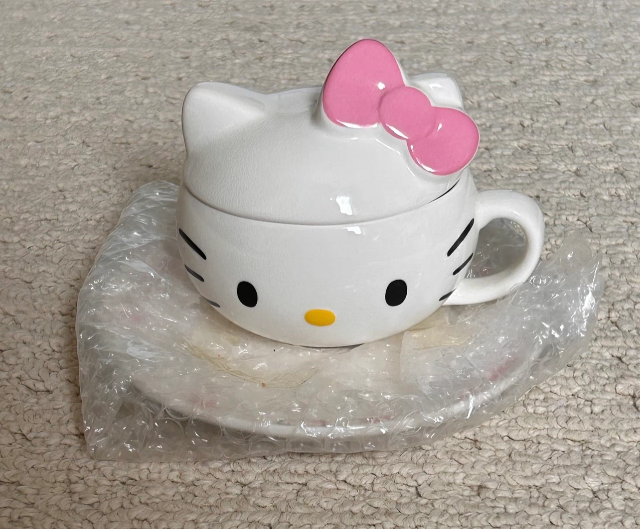 Hello Kitty Mug and Saucer Set