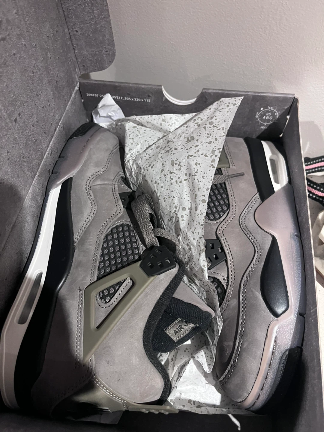 Air Jordan 4 Retro OG (GS) Cave Stone/Black-Phantom - photo 2