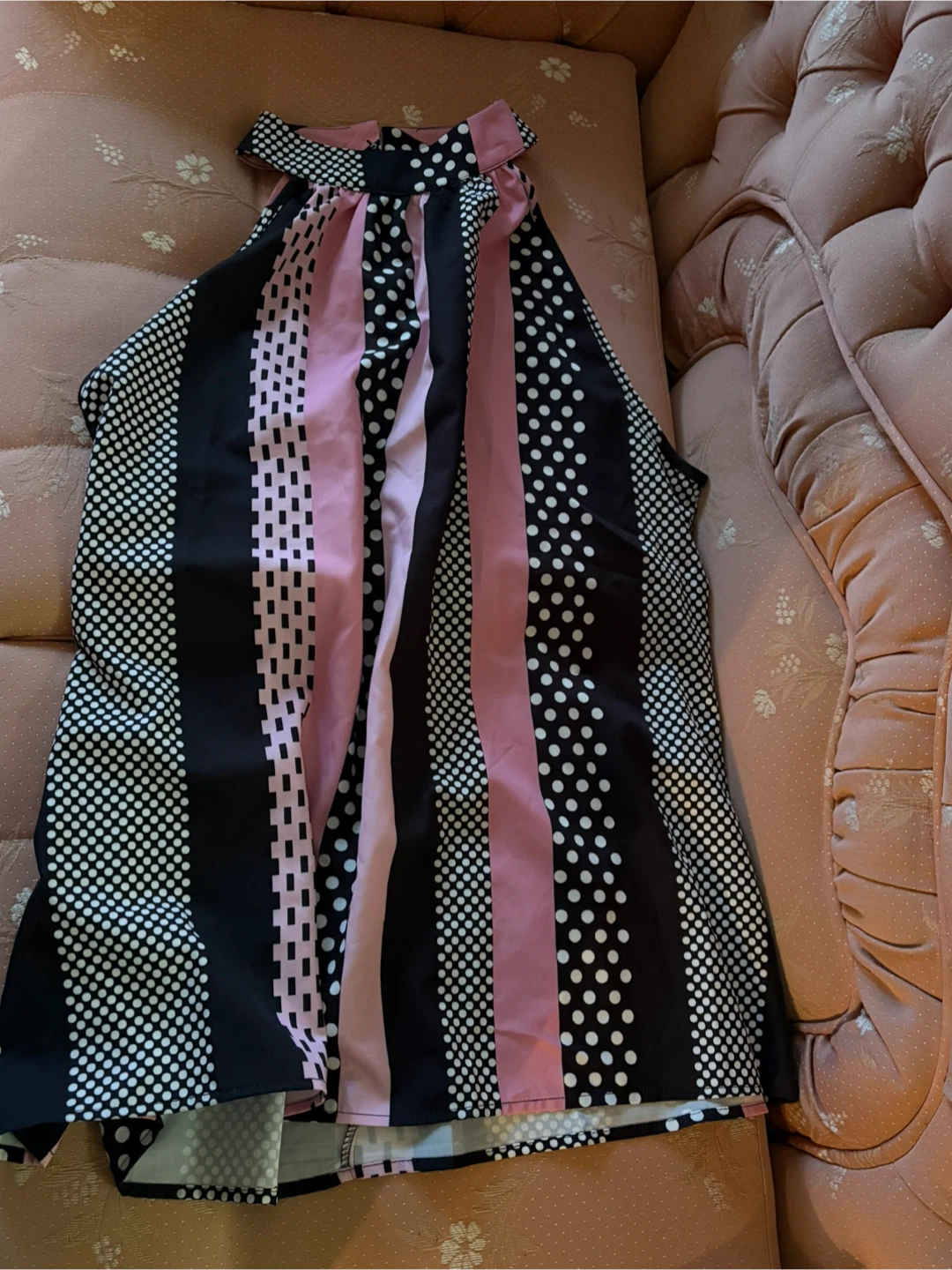 Striped and Dotted Blouse - photo 3