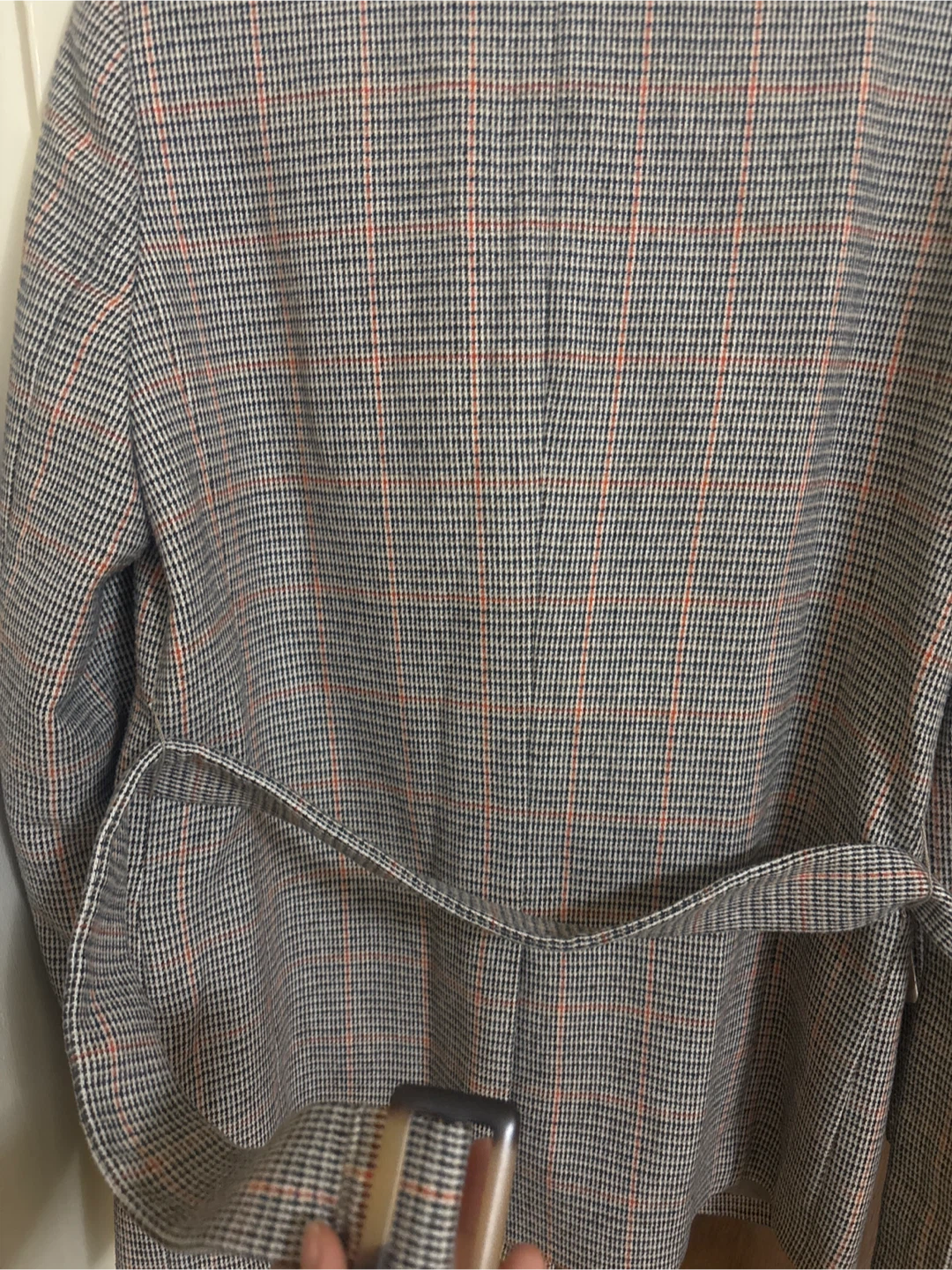 Women's Plaid Double-Breasted Blazer - photo 2