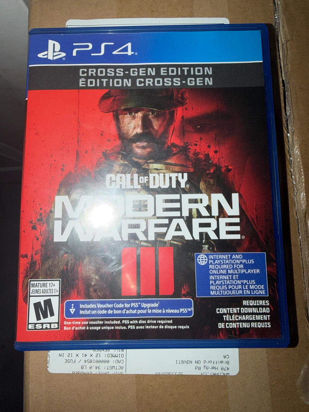 Call of Duty: Modern Warfare III PS4 Game