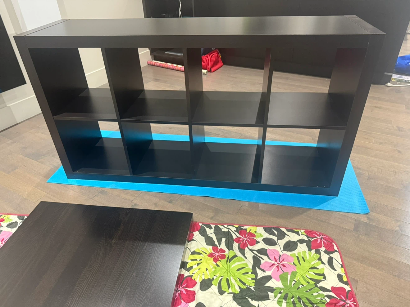 [Moving Sale] IKEA Expedit / Kallax Desk Unit (Dark Brown) - photo 3