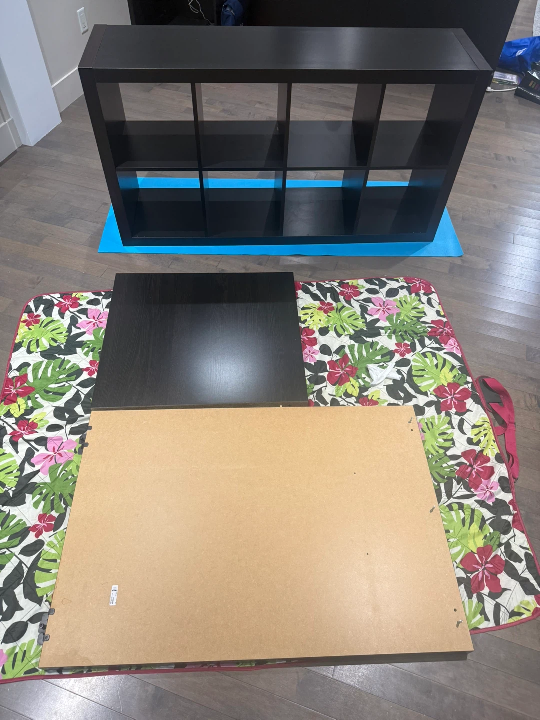 [Moving Sale] IKEA Expedit / Kallax Desk Unit (Dark Brown) - photo 4