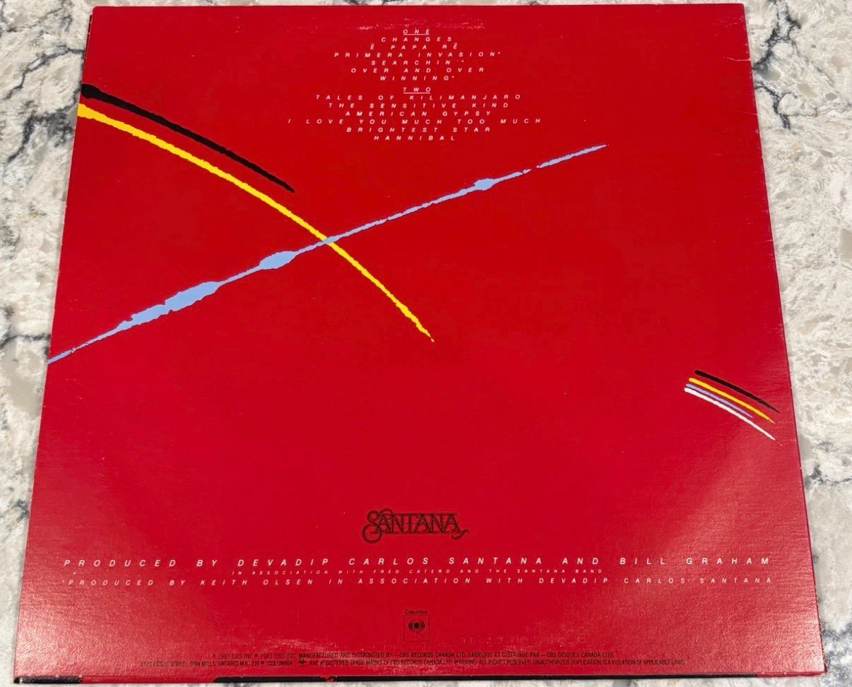 Santana – Zebop! 1981 Columbia LP Vinyl Record (FC 37158) - photo 2