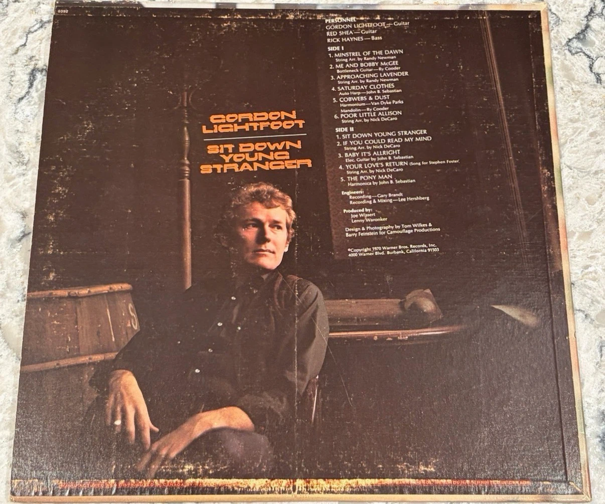 Gordon Lightfoot If You Could Read My Mind Record (RS 6392) - photo 2