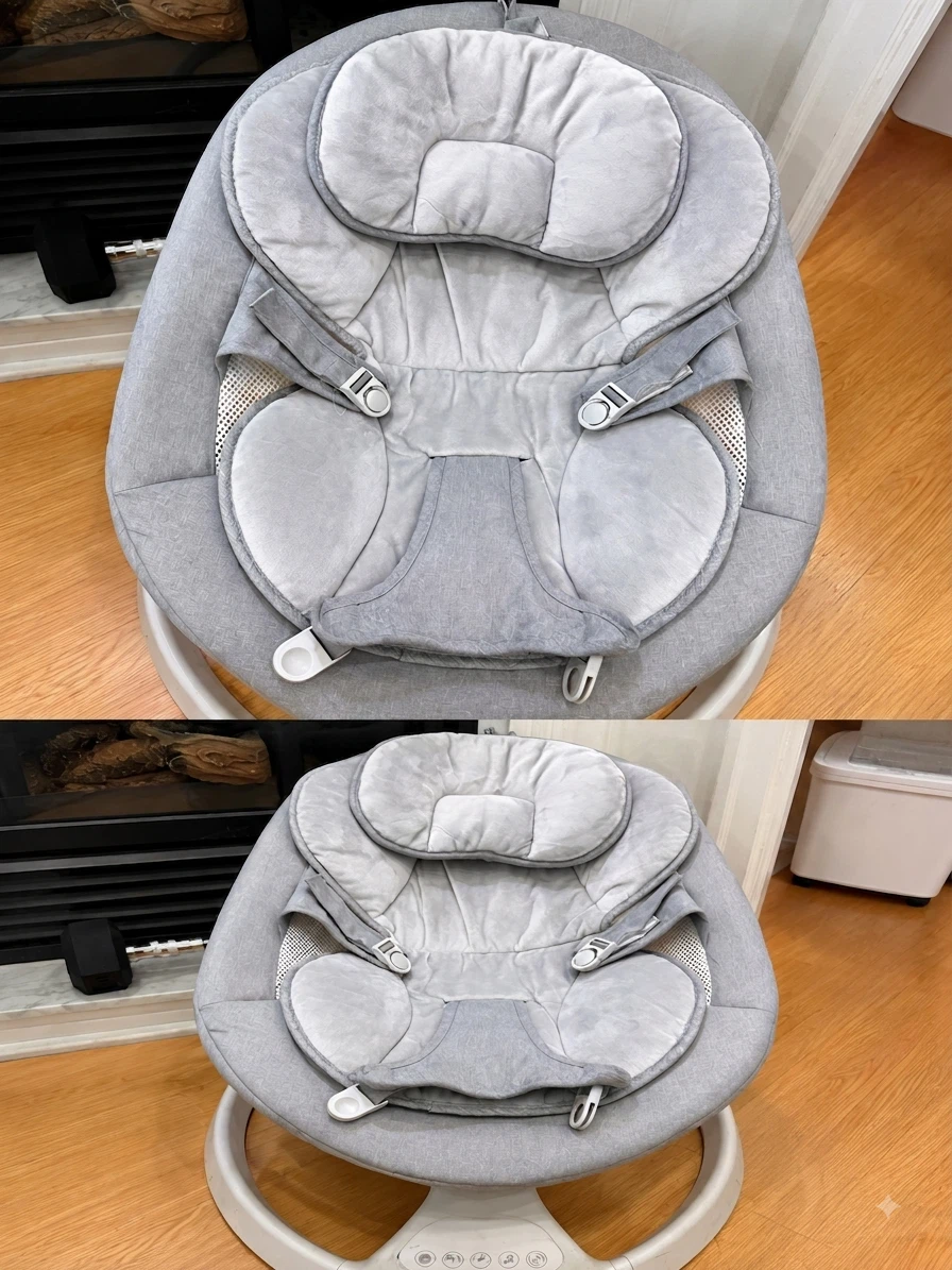 Electric baby swing with bluetooth
