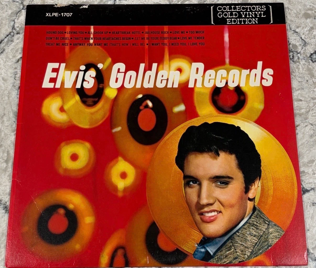 Elvis Presley Elvis’ Golden Records Gold 1978 🇨🇦 (XLPE-1707)