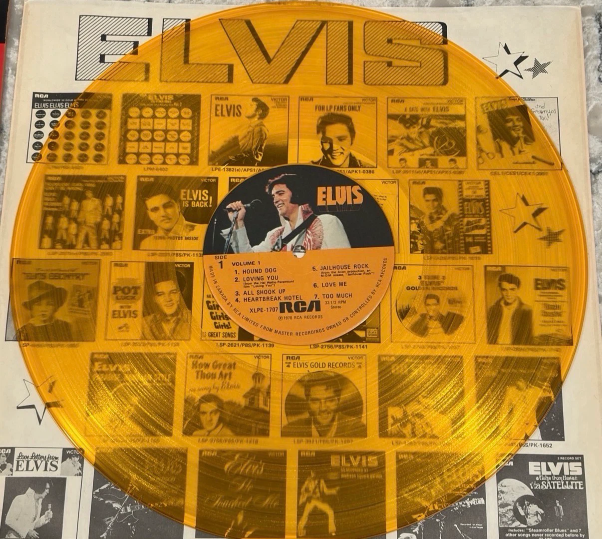 Elvis Presley Elvis’ Golden Records Gold 1978 🇨🇦 (XLPE-1707) - photo 5