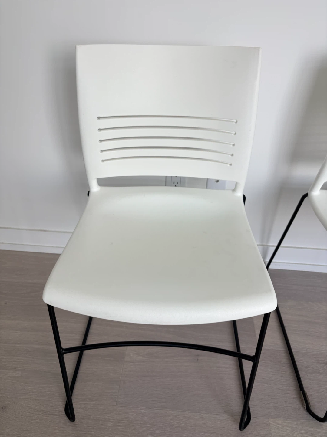 White Stackable Chair
