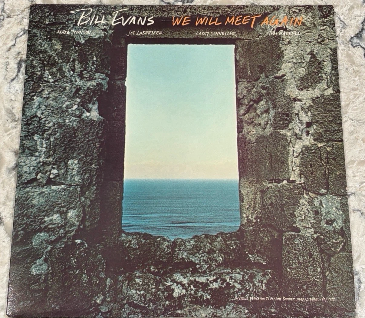 Bill Evans We Will Meet Again LP Vinyl Record 1980 🇨🇦 (XHS 3411)