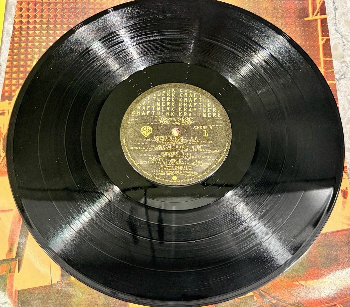 Kraftwerk Computer World 1981 🇨🇦 Pressing (XHS 3549) Record - photo 5