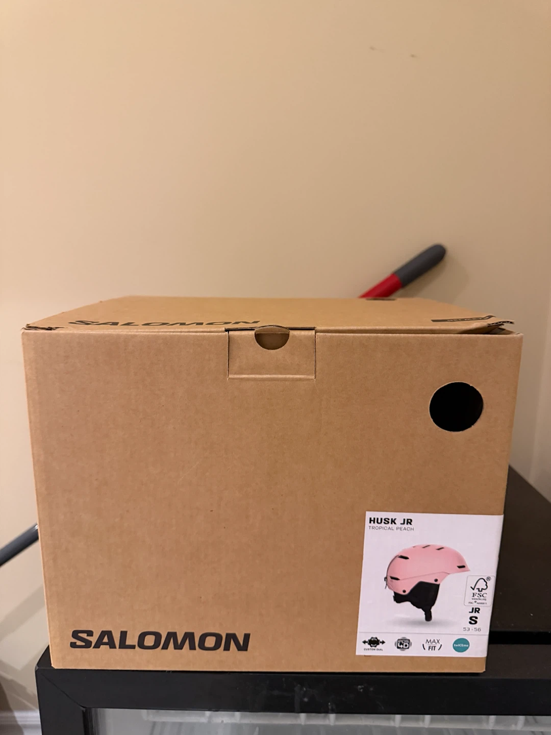 Salomon Husk Jr Ski Helmet - Peach
