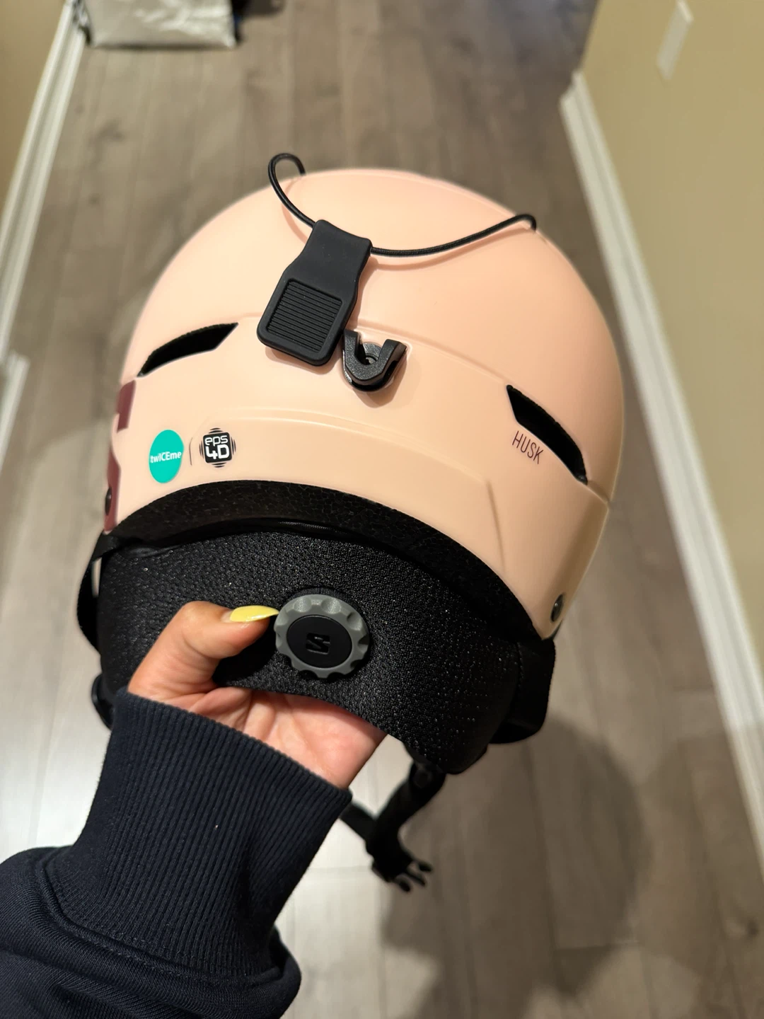 Salomon Husk Jr Ski Helmet - Peach - photo 2