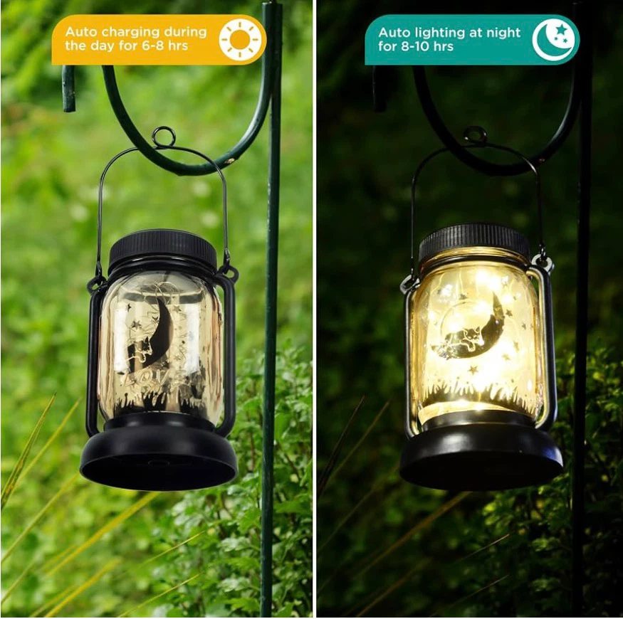 2 3-in-1 Outdoor Waterproof Solar Cat Lantern - photo 3