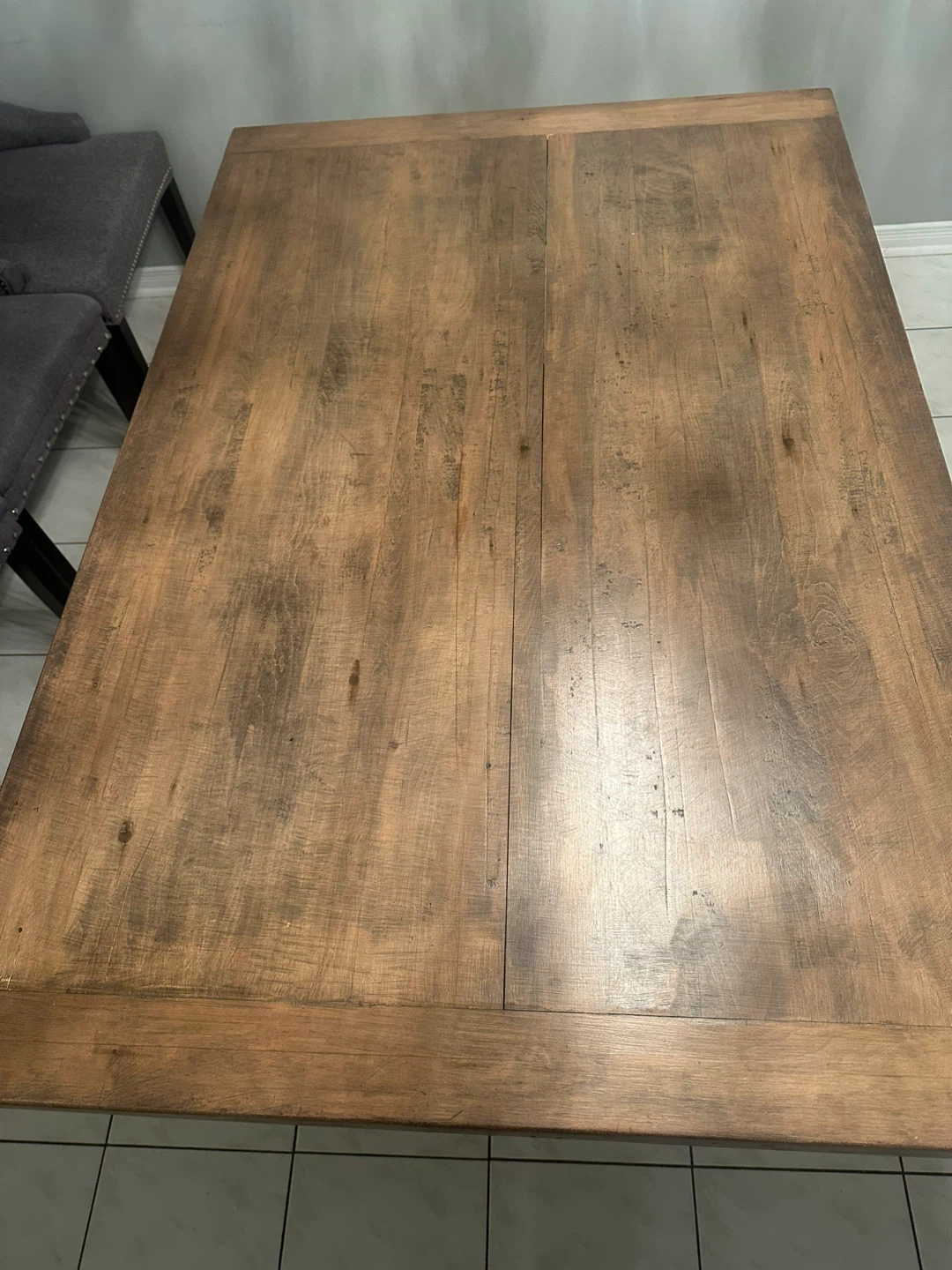 Custom made Solid Wood Country Harvest Dining Table - photo 5