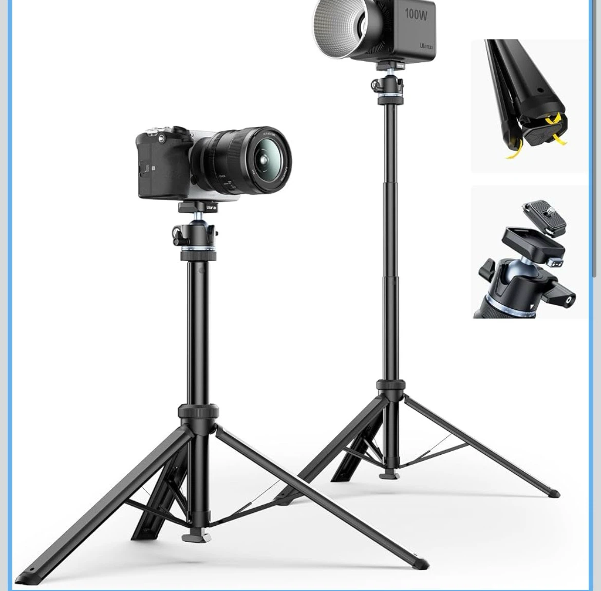 Ulanzi Versatile Tripod & Light Stand with Ball Head