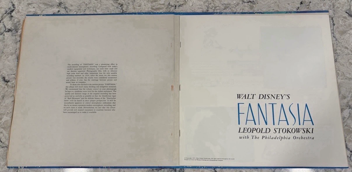 Walt Disney's Fantasia Record by Leopold Stokowski (STER-101 - photo 3