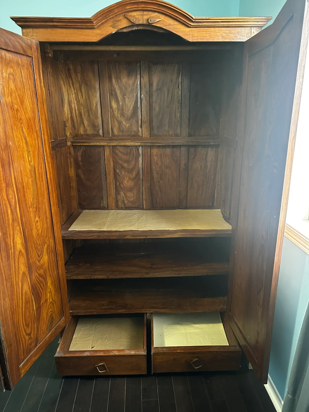 Vintage Wooden Wardrobe - photo 2