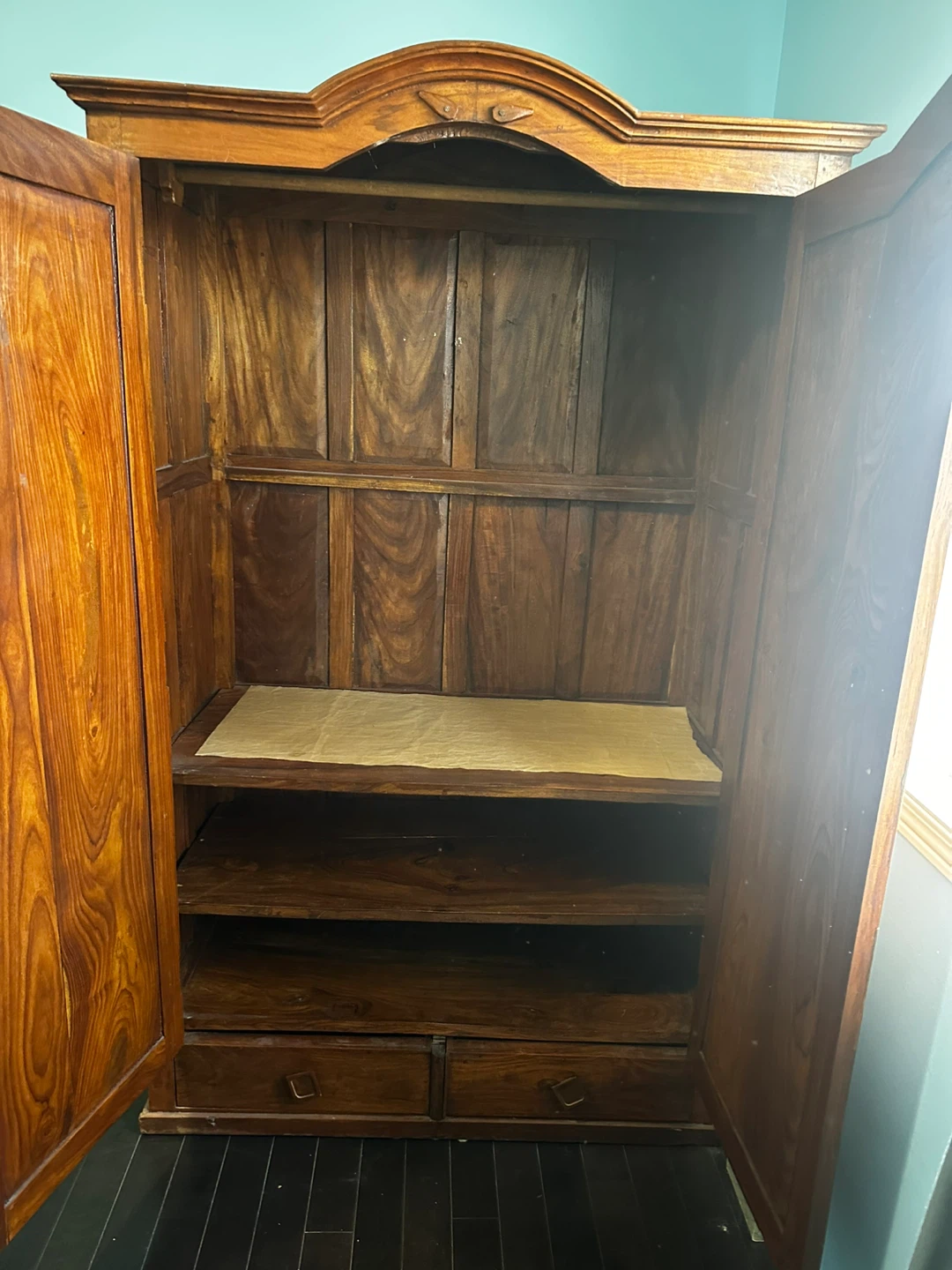 Vintage Wooden Wardrobe - photo 4