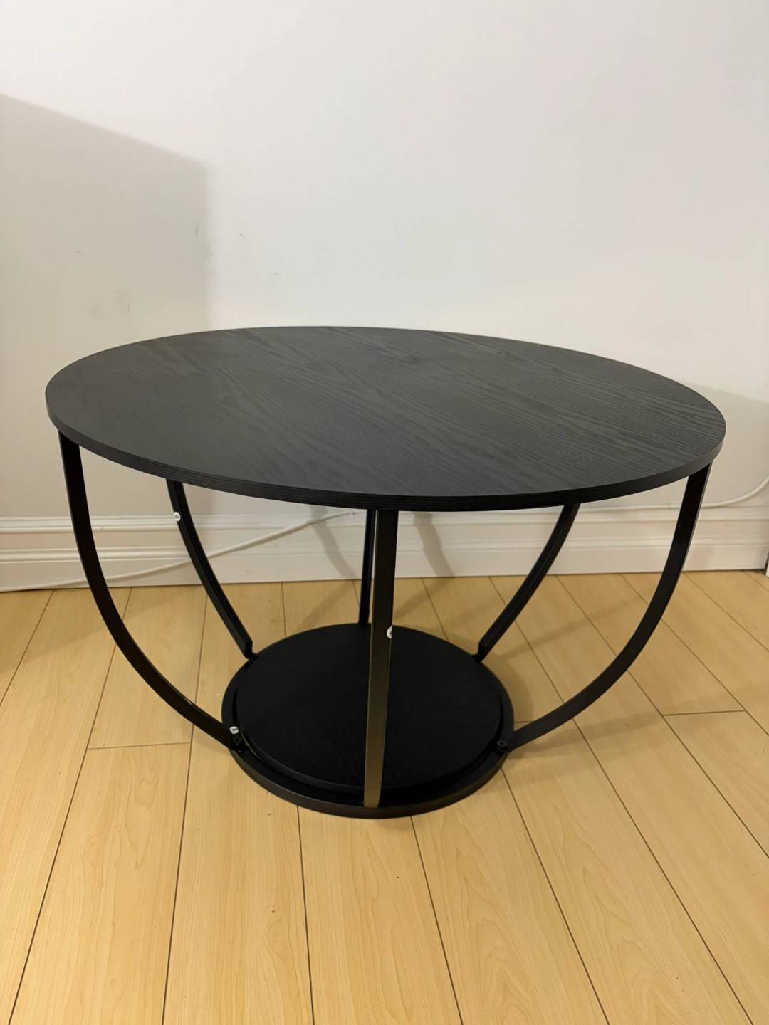 Black Round Coffee Table