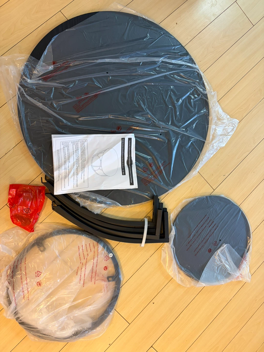 Black Round Coffee Table - photo 4