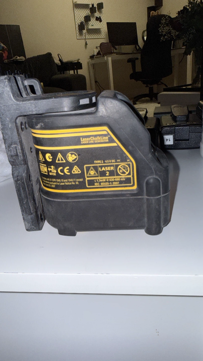 DEWALT DW088 Self-Leveling Cross Line Laser - photo 4