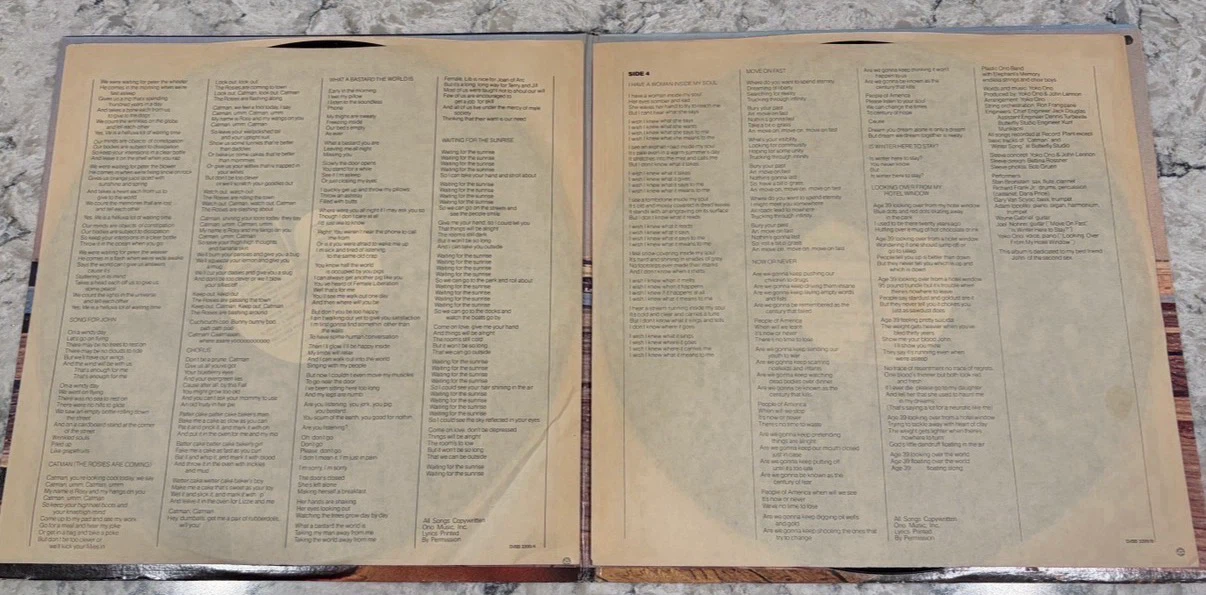 Yoko Ono Approx Infinite Universe 1972 2LP Record (SVBB 3399) - photo 5