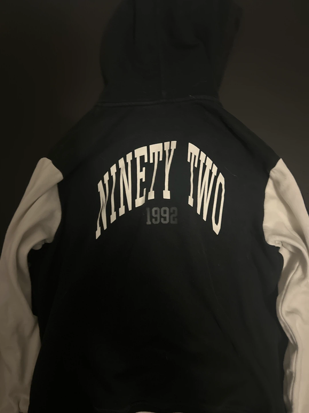 H&M Black "Nineteen Ninety Two 1992 Sports Club" Jacket - photo 2