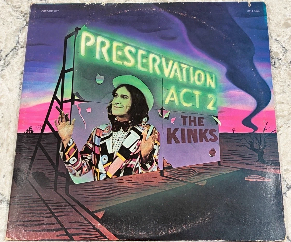 The Kinks Preservation Act 2 1974 2LP Record 🇨🇦 (CPL2-5040)