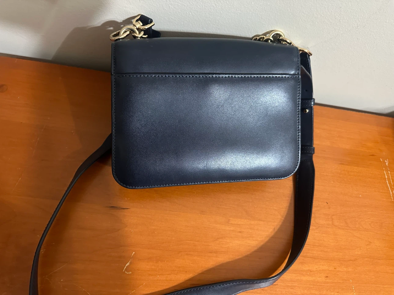 Michael Kors Navy Leather Crossbody Bag - photo 3
