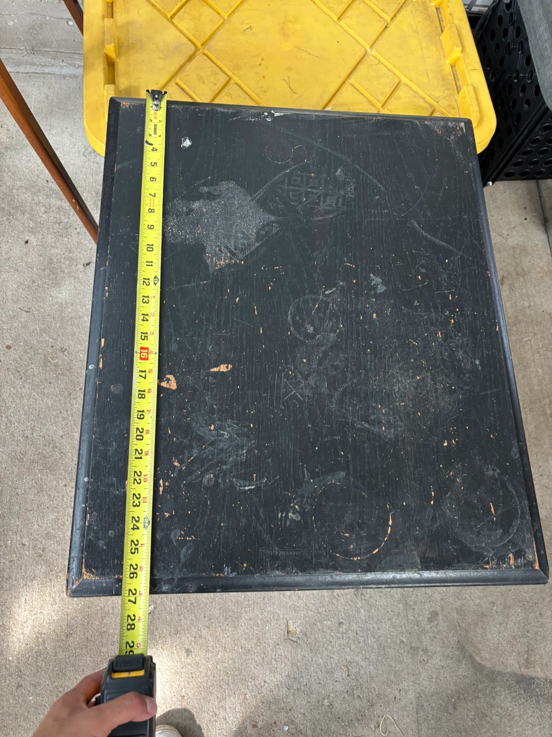 Vintage End Table with Drawer - photo 4