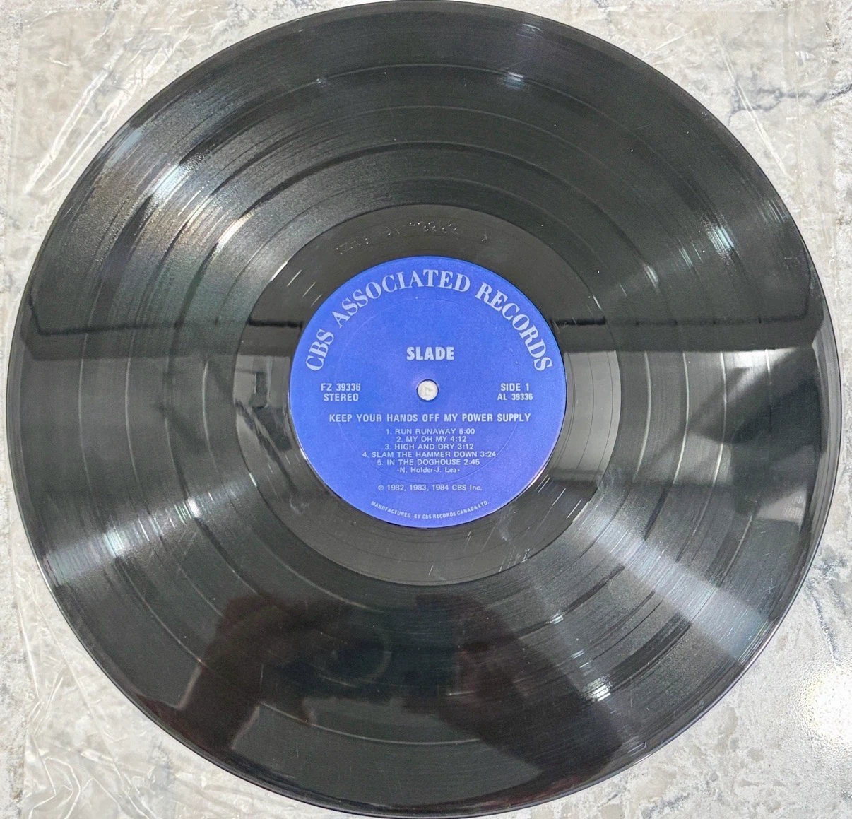 Slade Keep Your Hands Off My Power Supply 1984🇨🇦Record FZ 39336 - photo 3