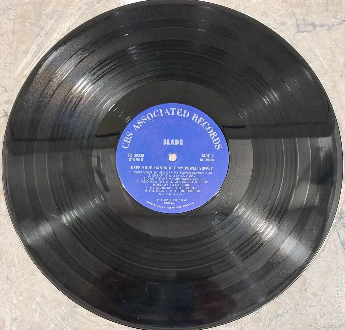 Slade Keep Your Hands Off My Power Supply 1984🇨🇦Record FZ 39336 - photo 4