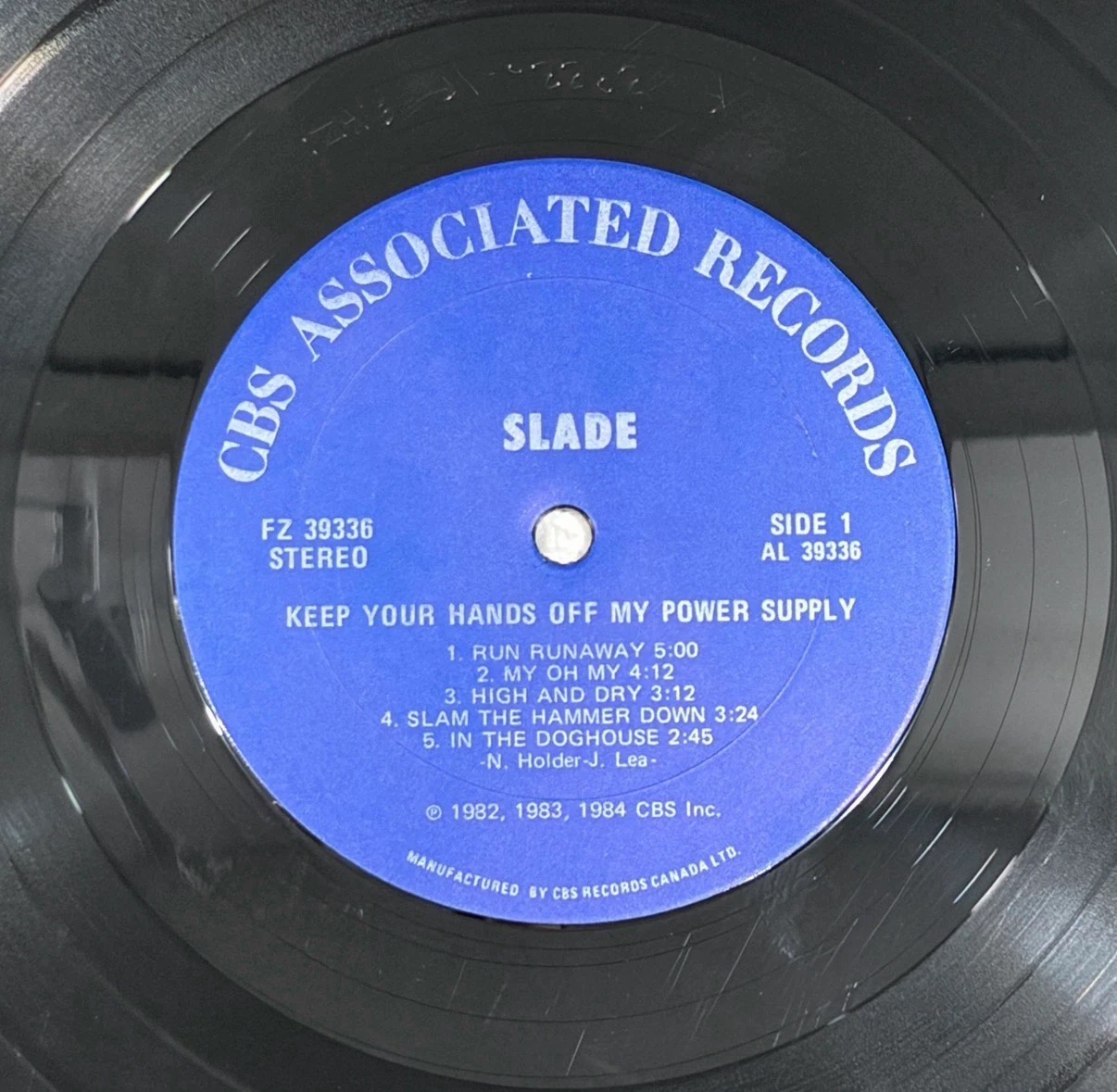 Slade Keep Your Hands Off My Power Supply 1984🇨🇦Record FZ 39336 - photo 5
