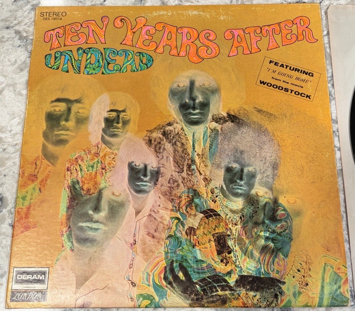 Ten Years After – Undead LP Vinyl Record 🇨🇦 Deram (DES 18016)