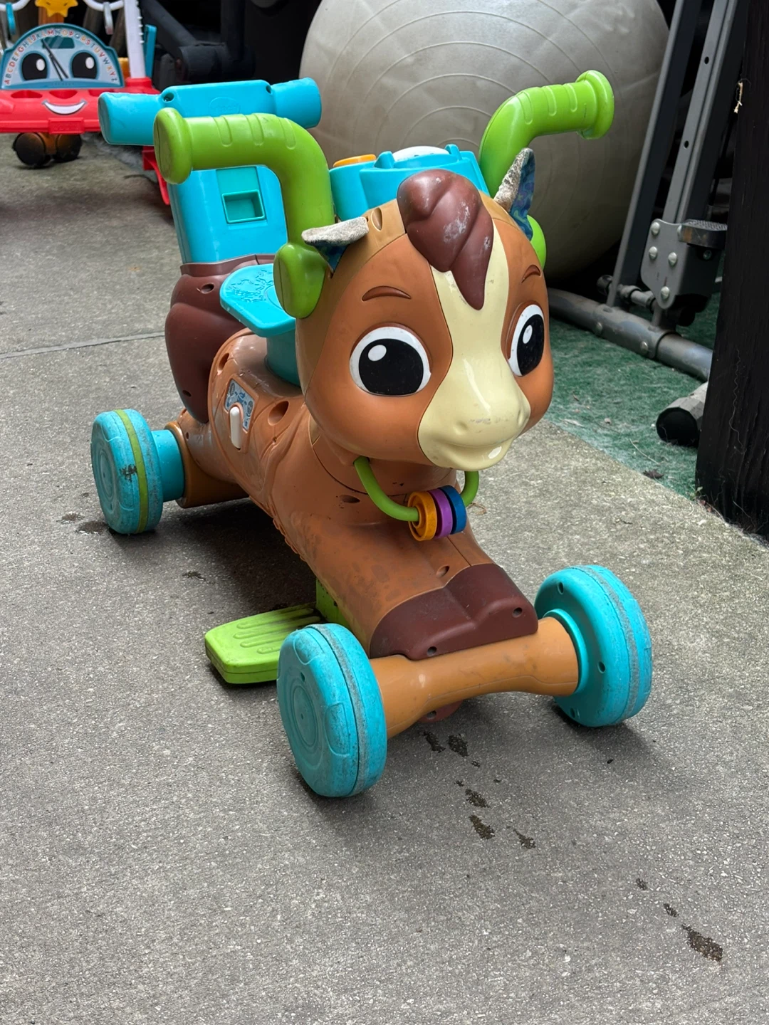 VTech Sit-to-Stand Learning Walker - Brown Horse