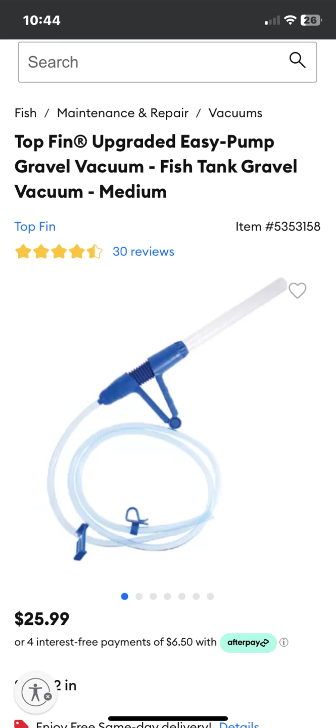 Top Fin Upgraded Easy-Pump Gravel Vacuum - Medium - photo 3