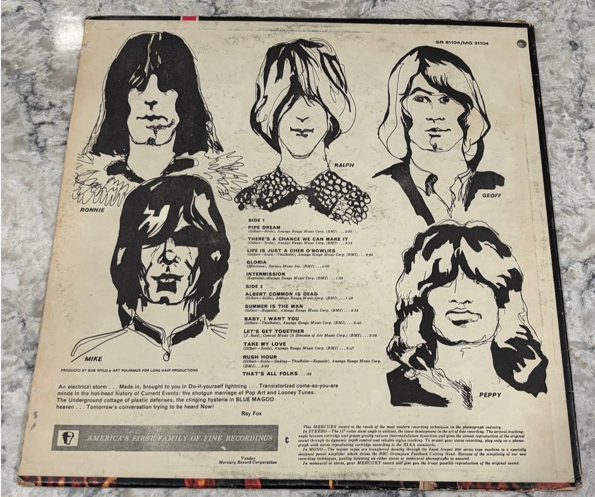 Blues Magoos Electric Comic Book 1967 🇨🇦 Stereo LP (SR-61104) - photo 2