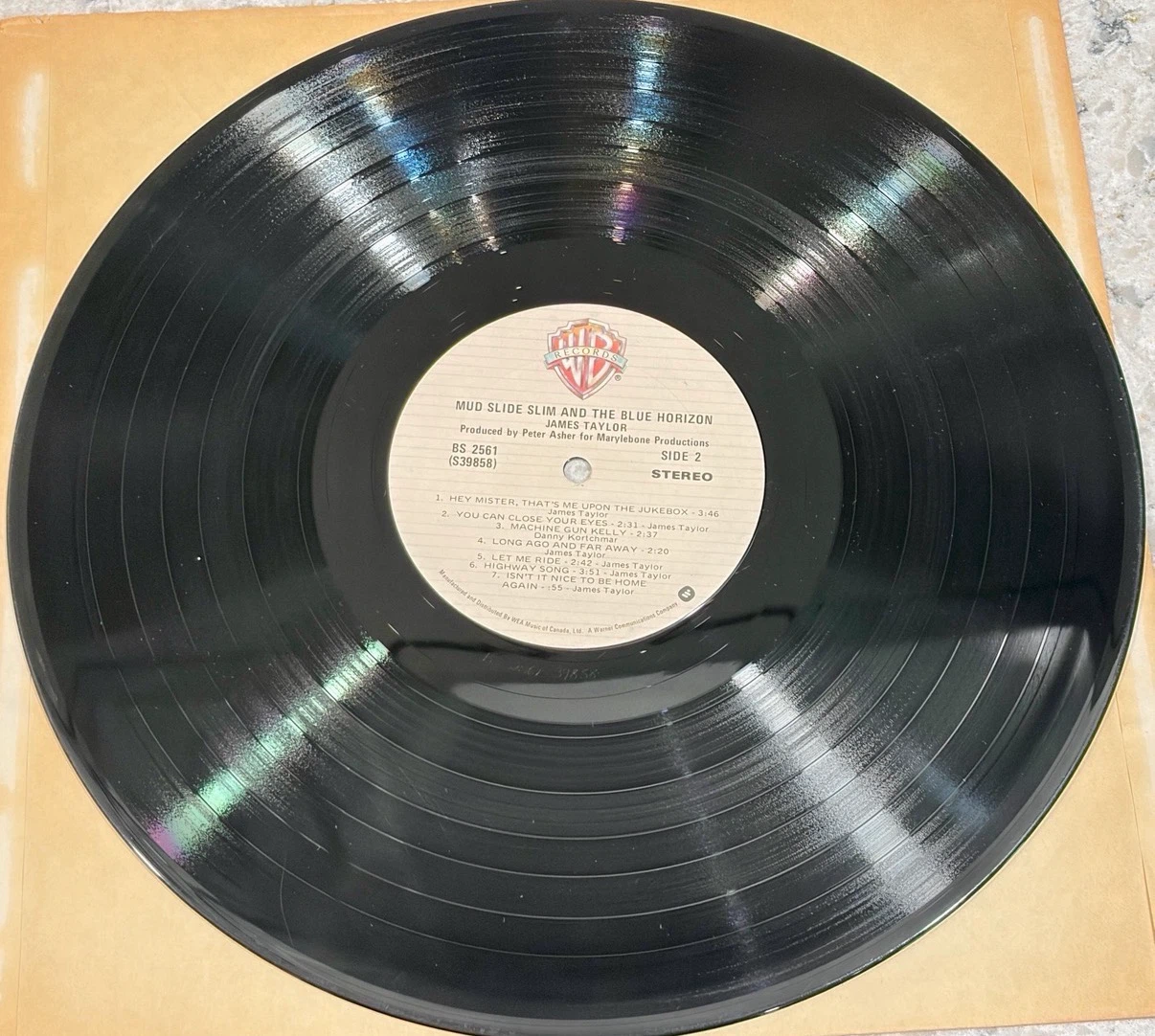 James Taylor Mud Slide Slim & the Blue Horizon 🇨🇦LP BS 2561) - photo 5