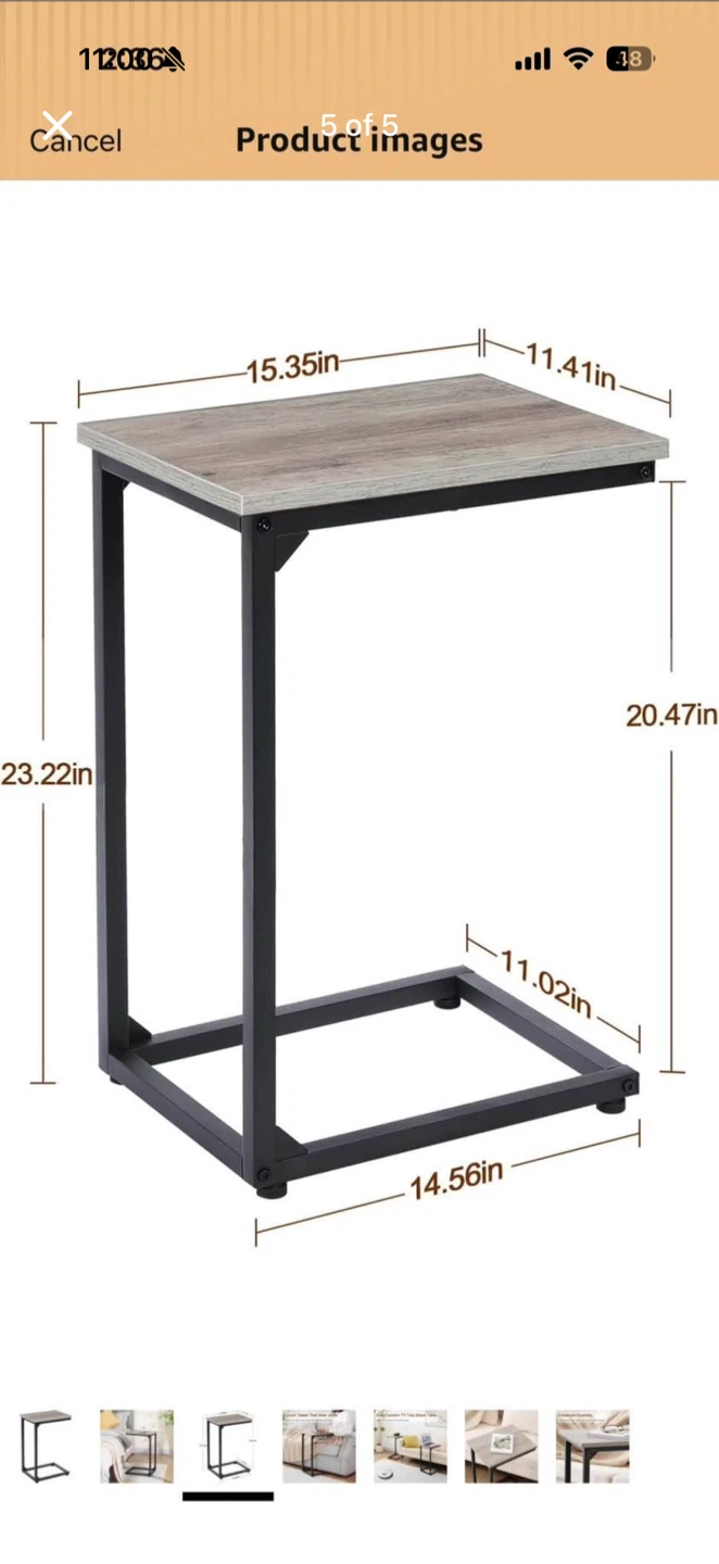 C-Table Side Table - photo 3