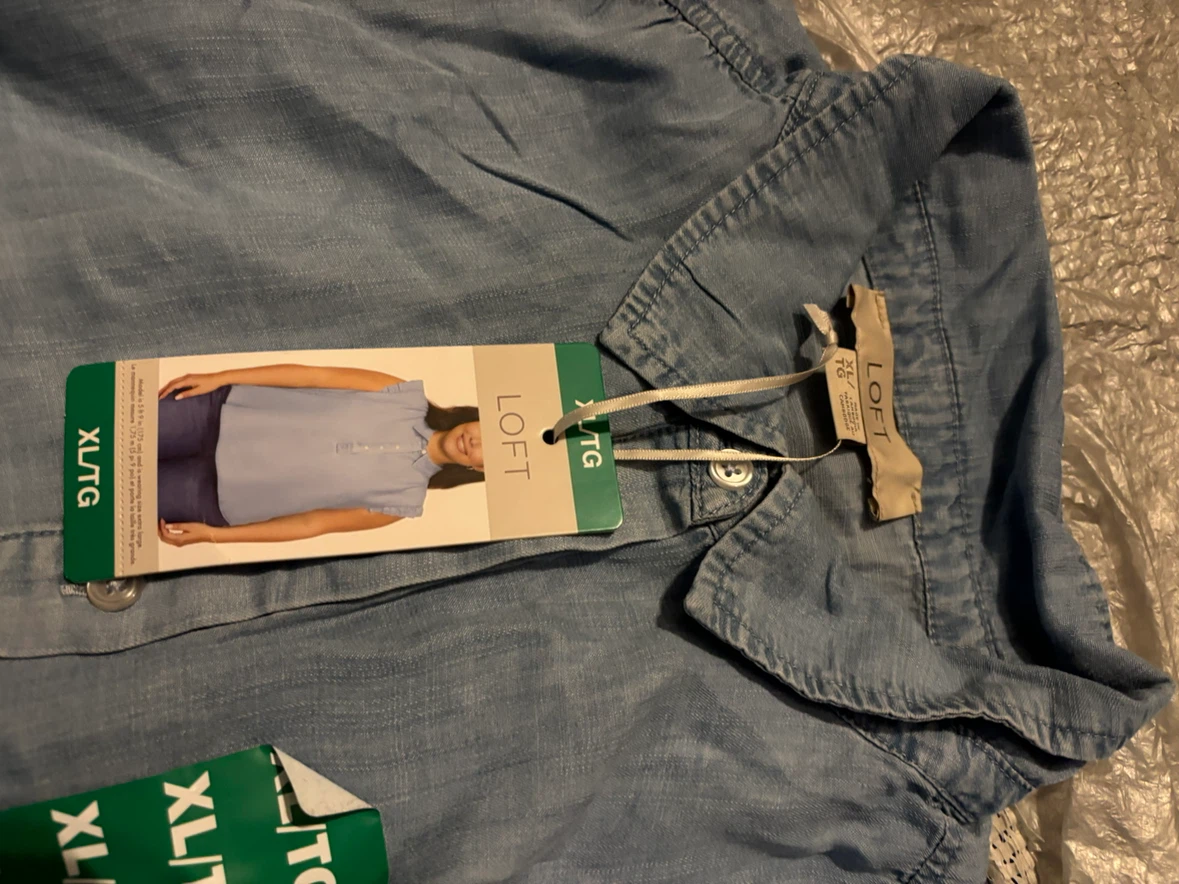 LOFT Women's Denim Shirt XL/TG - photo 2