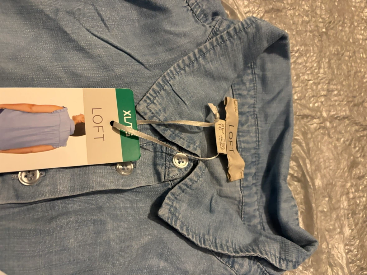 LOFT Women's Denim Shirt XL/TG - photo 3