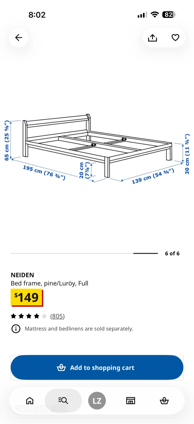 IKEA NEIDEN Bed frame - photo 5