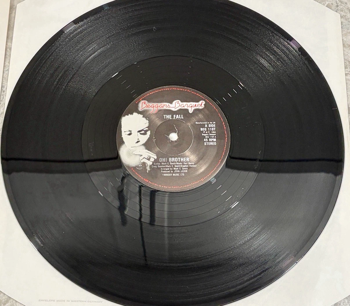 The Fall Oh! Brother Record 1984 UK Beggars Banquet (BEG 110T) - photo 4